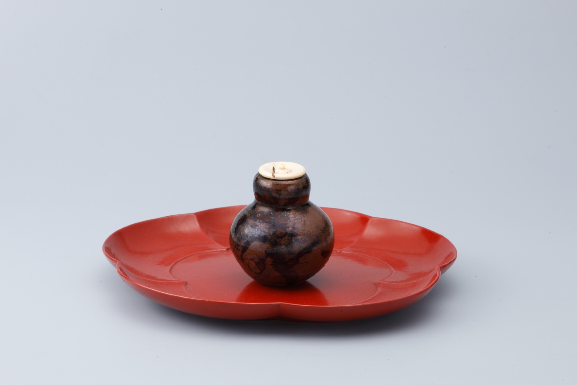 「唐物瓢箪茶入 銘 上杉瓢箪」中国・南宋時代(12~13世紀) 野村美術館