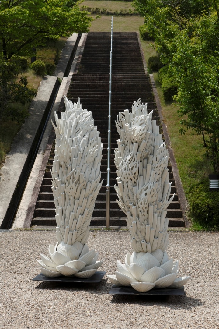 徳丸鏡子《四大エレメントより・火および水》