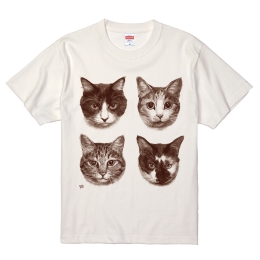 ①前期：ななはちオリジナルTシャツ〈猫街ろまん〉